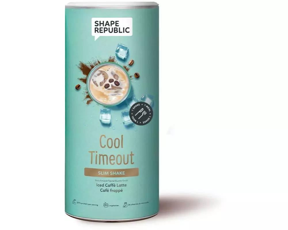 Shape Republic Slim Shake Iced Caffe Latte mit Hafer 420 g