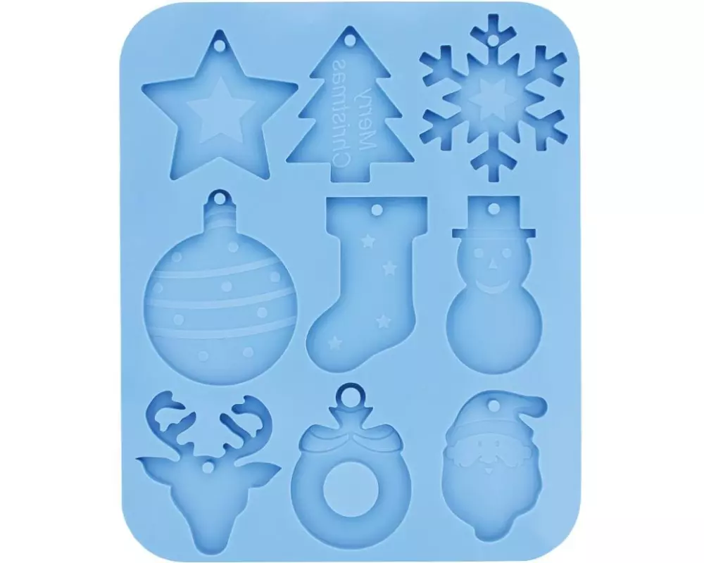 Jesmonite Deko Silikonform Weihnachten