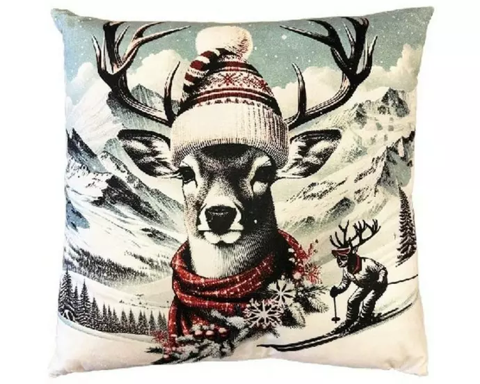 Dameco Kissen Hirsch 45 x 45 cm