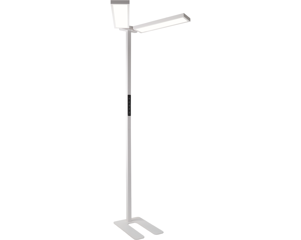 LUXULA Stehleuchte DUO Line LX700195 weiss, dimmbar