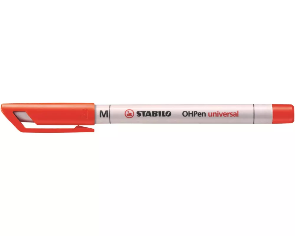 STABILO Folienstift OHPen Universal NonPermanent M Rot, 10 Stück