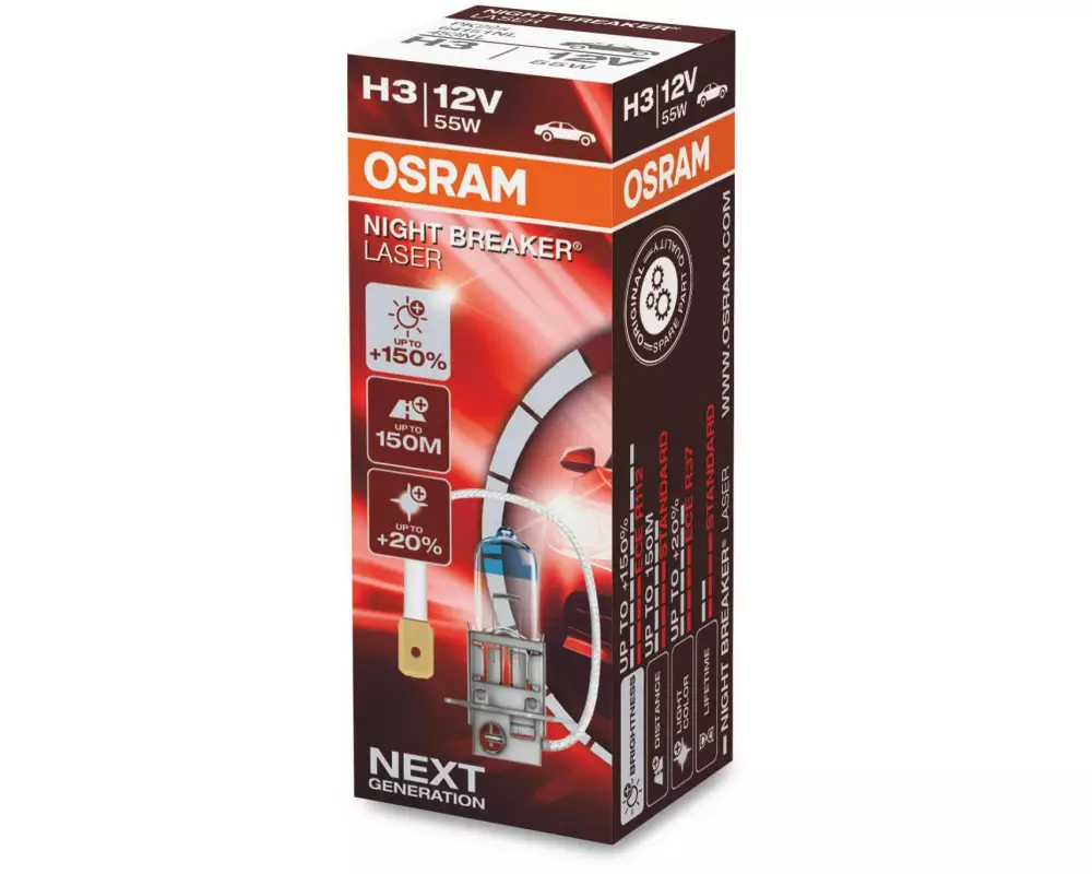 OSRAM H3 NIGHT BREAKER LASER PKW