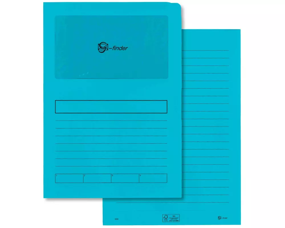 Goessler Ordnungsmappe G-Finder mit VD Intensivblau, 100 Stück