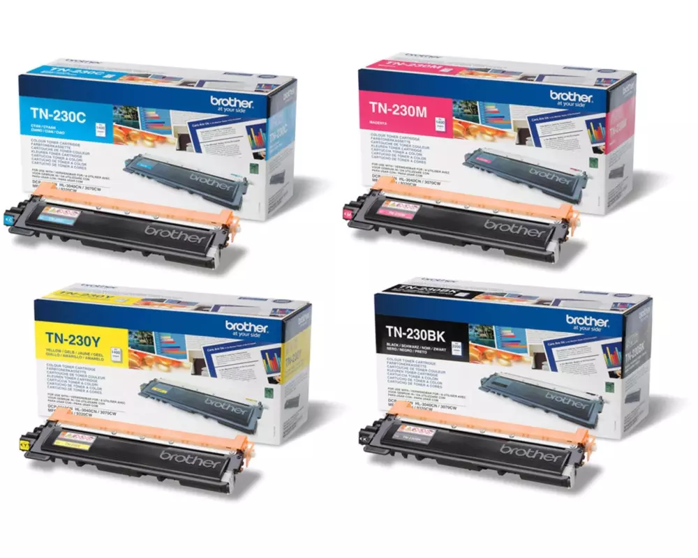 Brother Tonerset TN-230 Magenta/Yellow/Black/Cyan