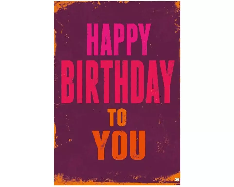 Depesche Musikkarte beweglich Happy Birthday to you