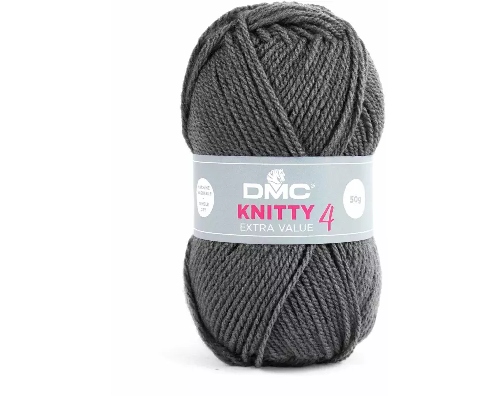 DMC Wolle Knitty 4 Mini Grau-Blau melliert