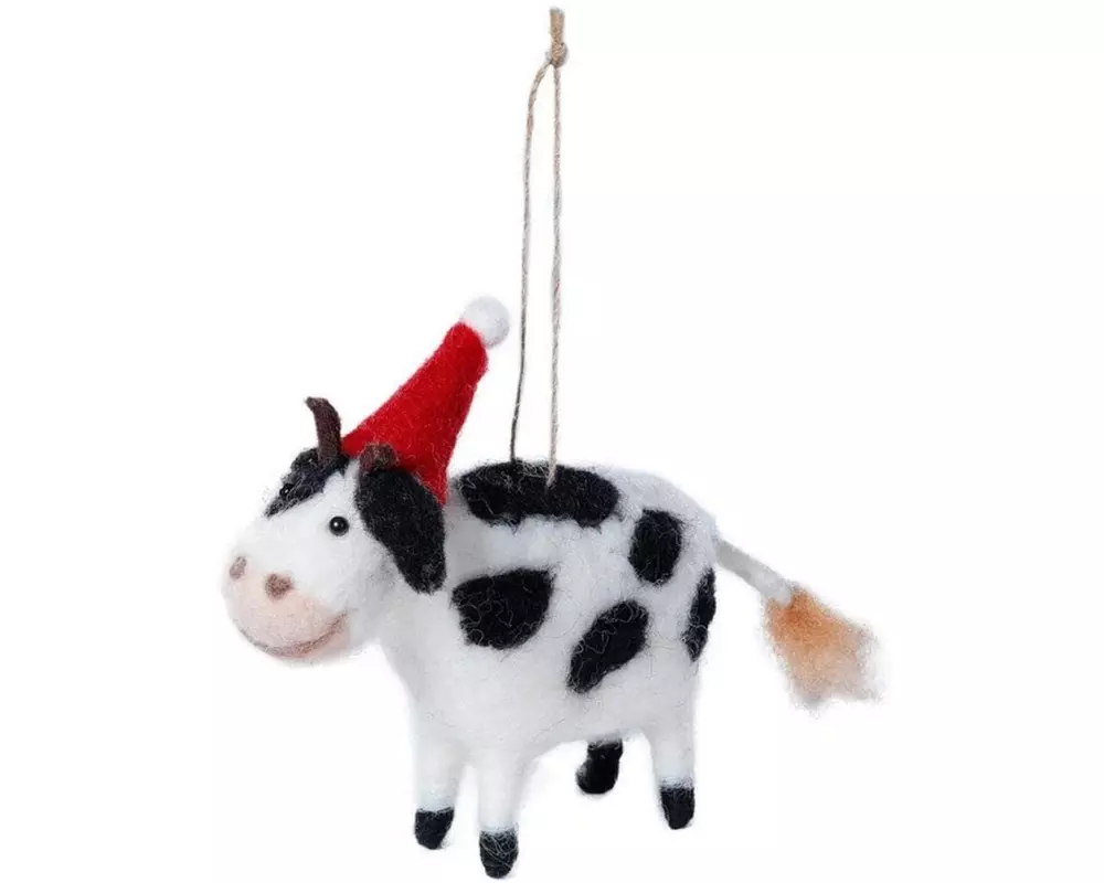 INGES CHRISTMAS DECOR Hänger Kuh, Schwarz/Weiss