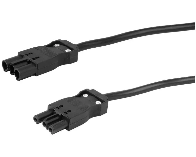 STEFFEN Verlängerungskabel GST 18i3, 3-polig, 0.5 m