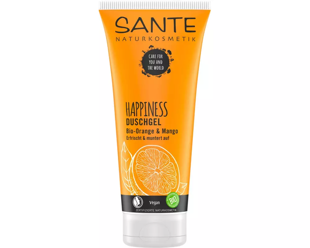 SANTE Duschgel Happiness Bio-Orange und Mango 200 ml