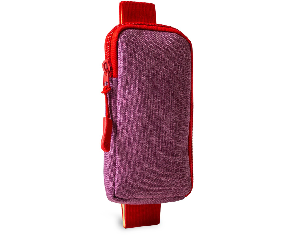 ROOST Notizbuch Tasche 16x8x2mm 497772 elegant violet/vivid red