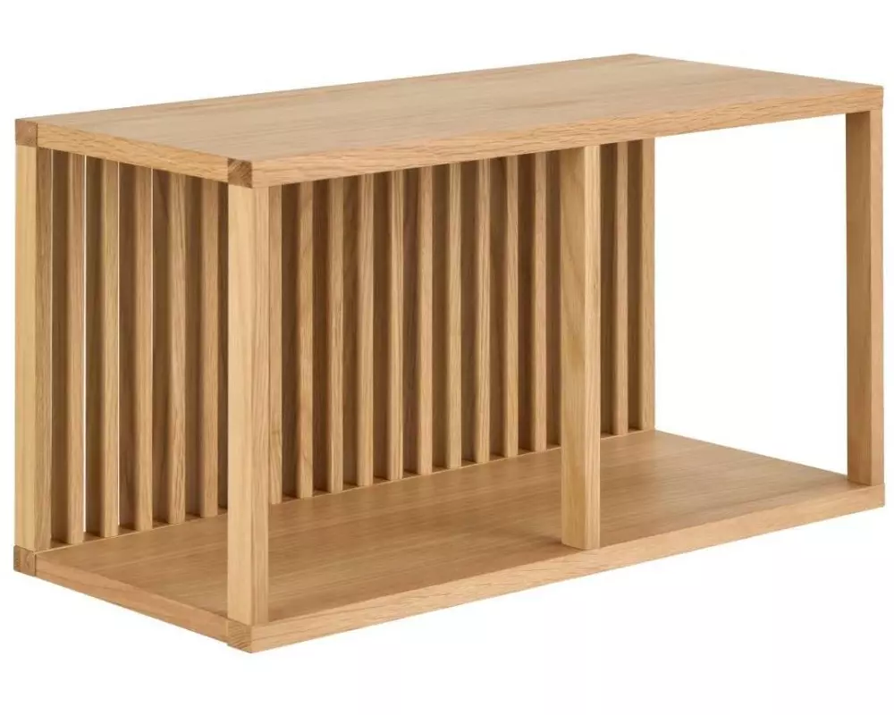 AC Design Wandregal Wellington Hellbraun, 67 x 31 x 35.5 cm