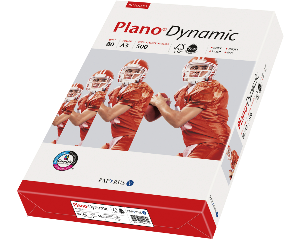 PLANO DYNAMIC Kopierpapier FSC A3 88027688 weiss, 80g BB 500 Blatt
