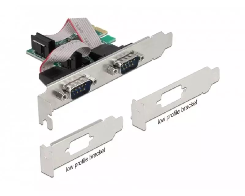 Delock PCI-Express-Karte 90046 2x Seriell / RS232