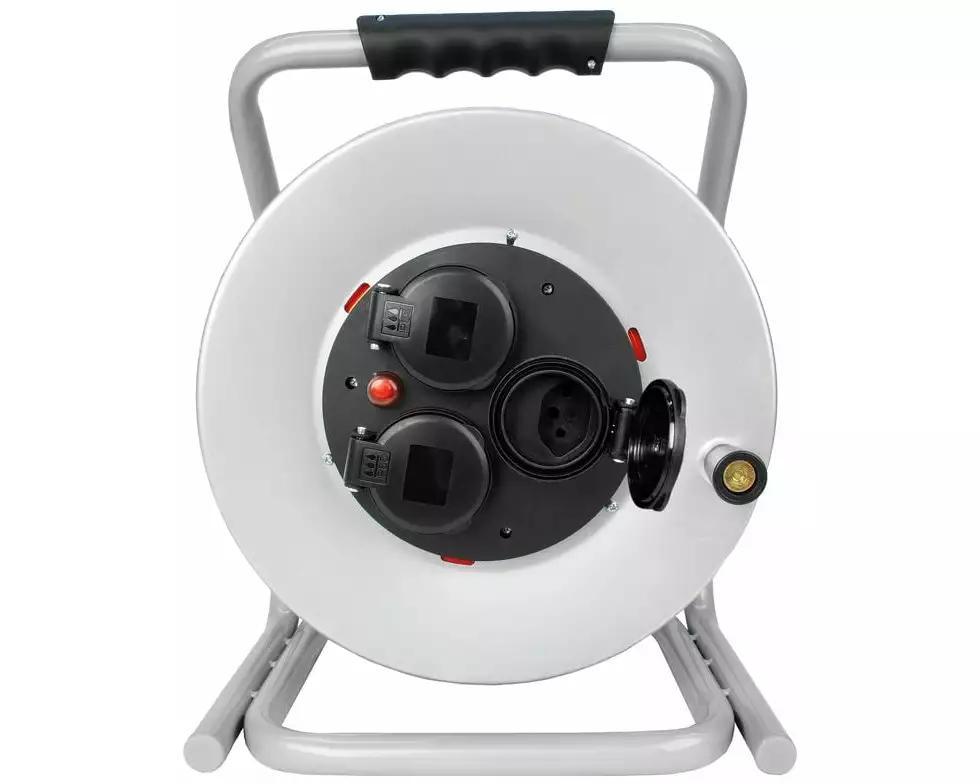 STEFFEN Kabelrolle FLEX PUR Metall 3xT13 IP55 25m