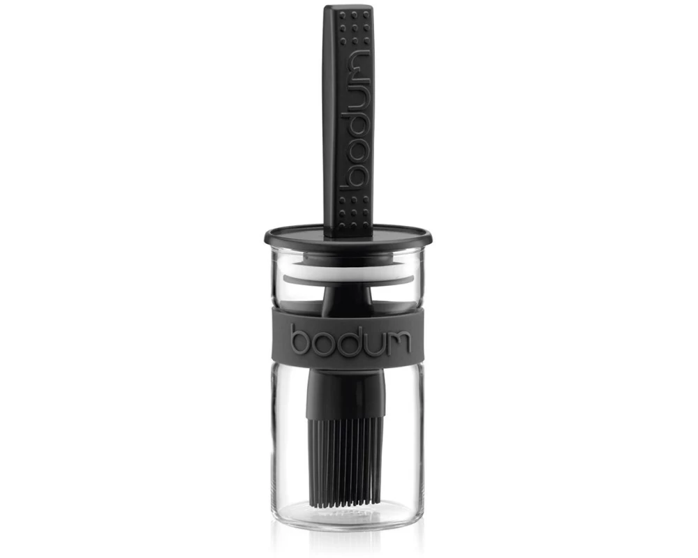 Bodum Kunststoff-Marinadenglas Bistro Schwarz, 0.25 l