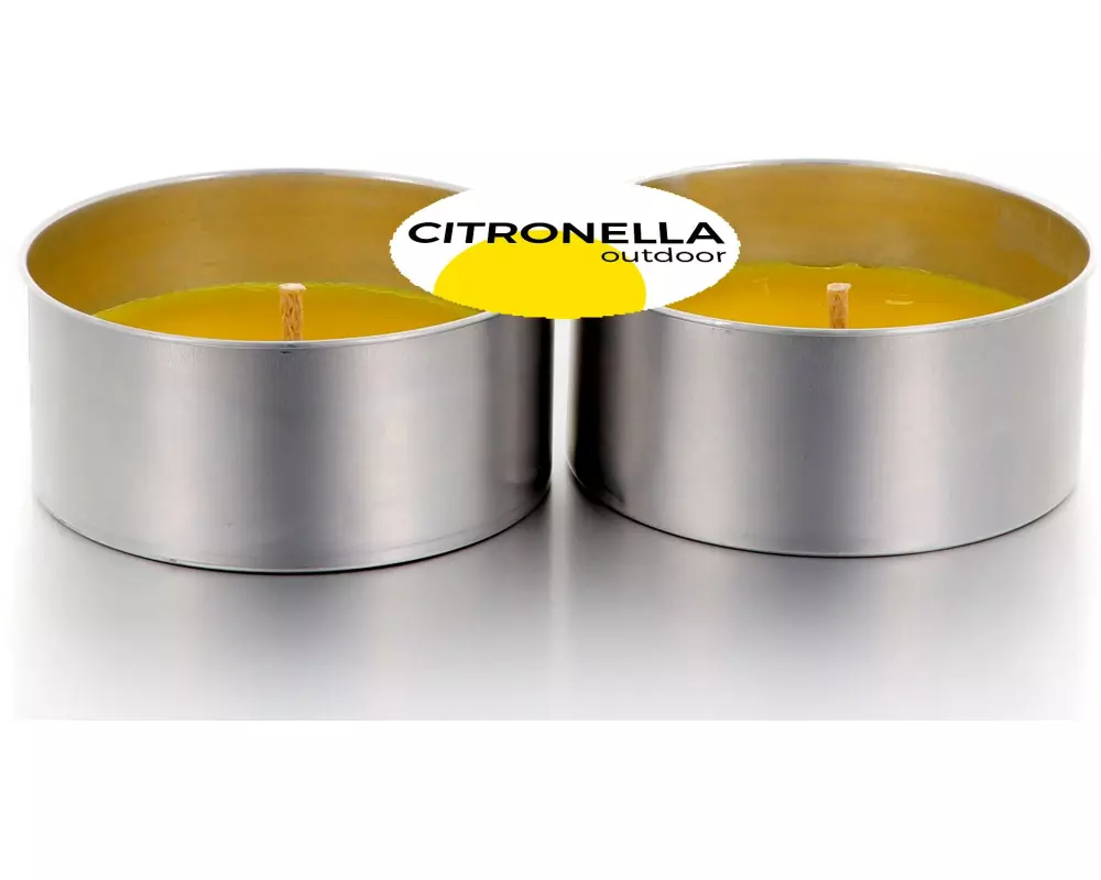 balthasar Gartenkerze Citronella Mini 2 Stück, Gelb