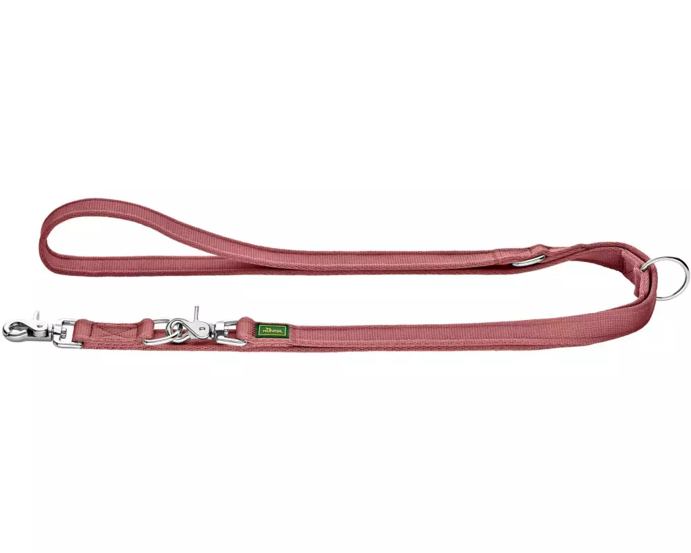 Hunter Verstellbare Führleine Inari, 25/200, Pastellrot