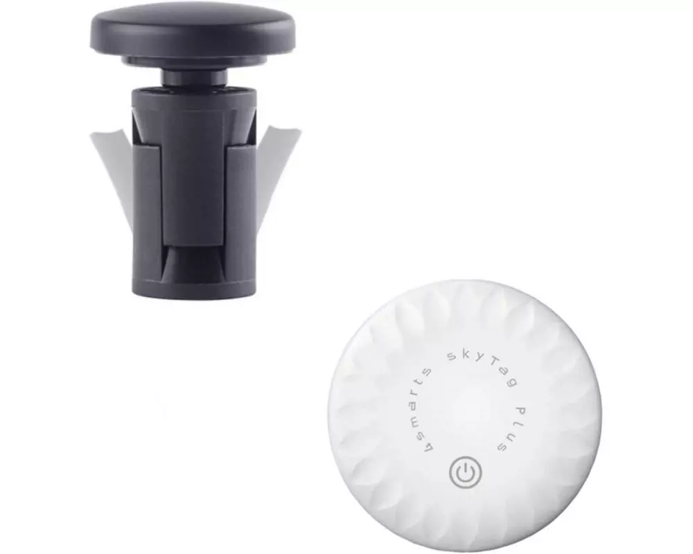 4smarts SkyTag Schwarz/Weiss