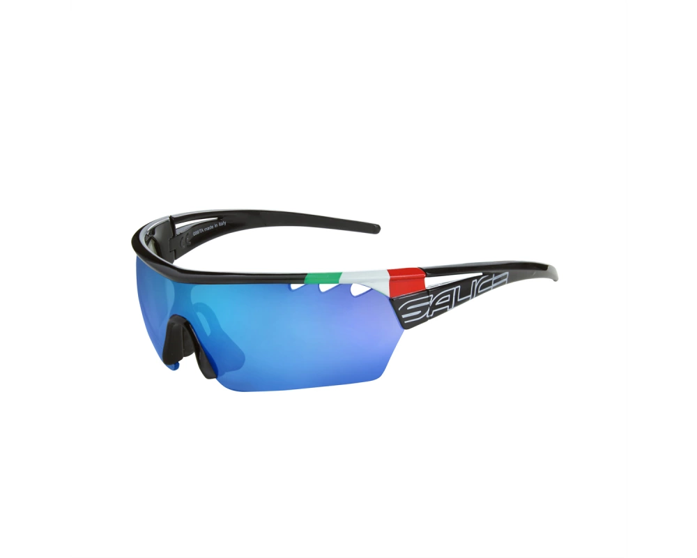 Salice Occhiali Sportbrille 006ITA, Black ITA / RW Blue