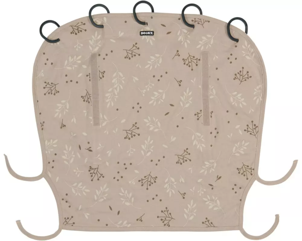 Dooky Sonnenschutz Universal Cover Beige, Romantic Leaves
