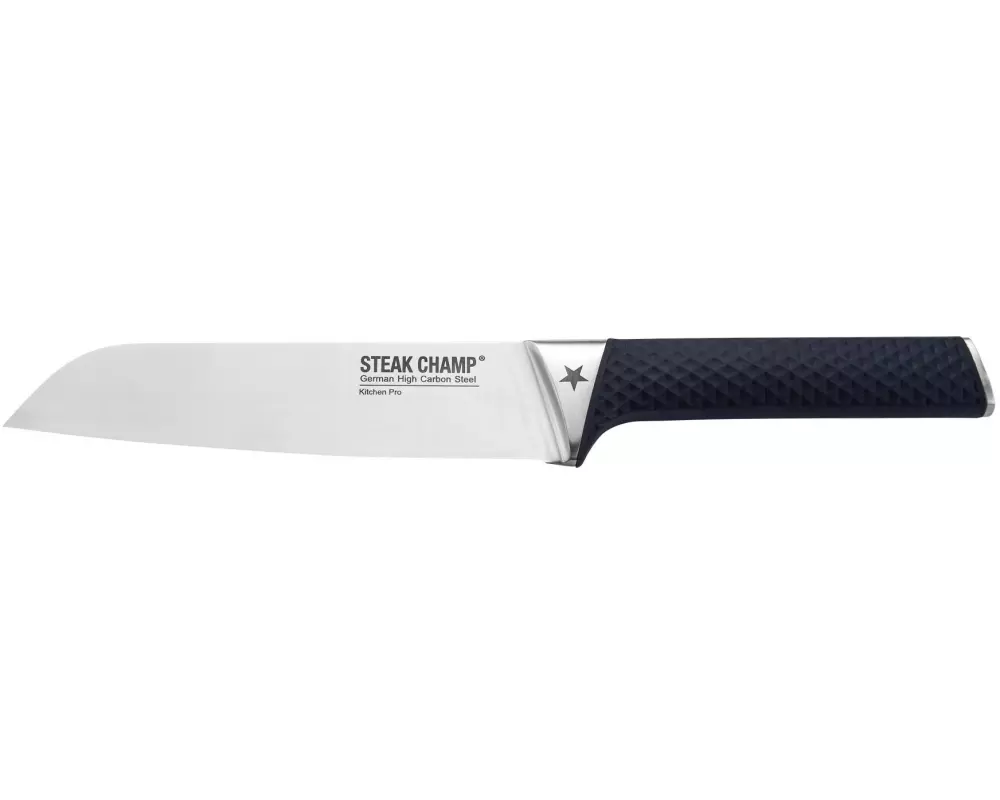 Steak Champ Kochmesser Kitchen Pro 19 cm Schwarz/Silber