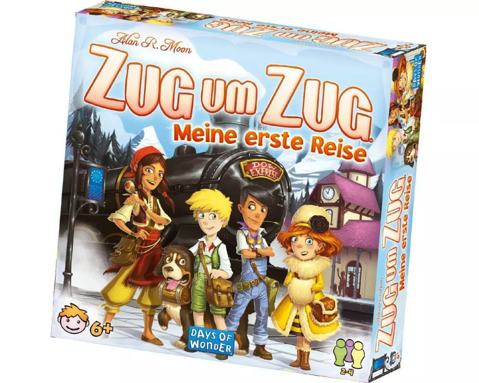 Days of Wonder Familienspiel Zug um Zug – Meine erste Reise