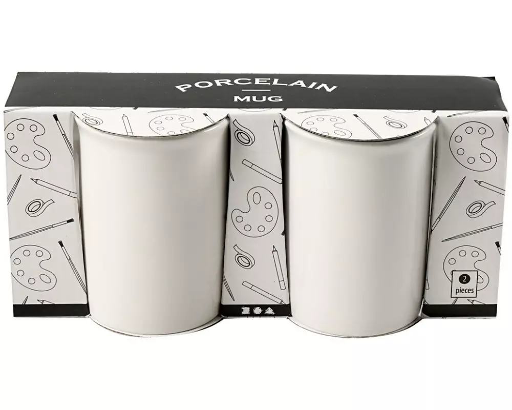Creativ Company Porzellantasse 2 Stück