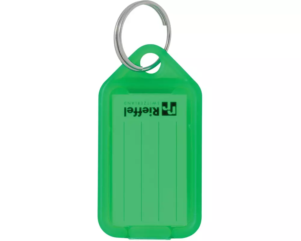 Robert Rieffel Schlüsselanhänger KeyTag 100 Stück, Grün