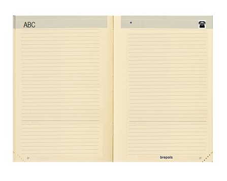 BREPOLS Bretime Adr.reg. chamois 26.3.0039 066 15x21cm