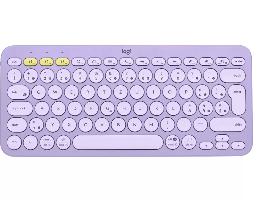 Logitech Bluetooth-Tastatur K380 Multi-Device Lavendel