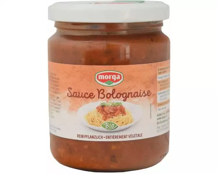 Morga Pastasauce Bio Sauce Bolognaise mit Soja 250 g