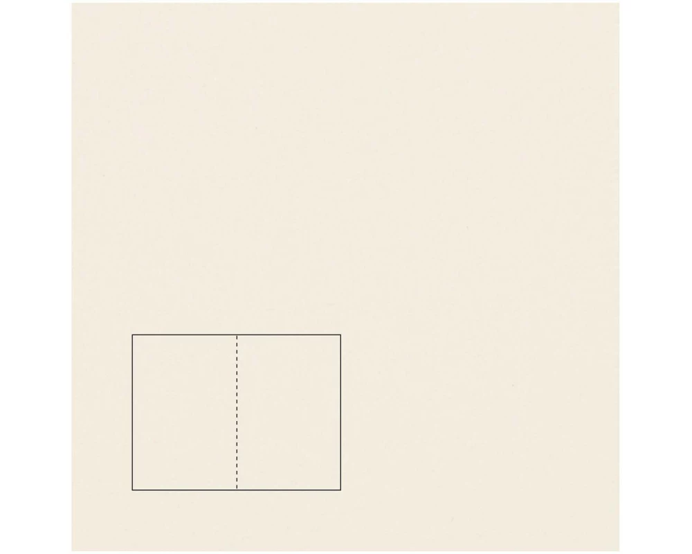 Rico Design Paper Poetry Essentials Klappkarte A5, Hellgelb