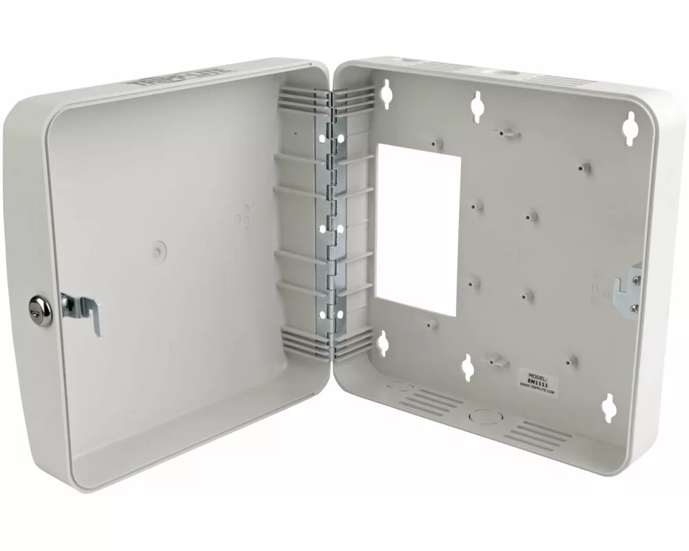 EATON TRIPPLITE Wireless, Access, Point, Enclosure, with, Lock, Surface-Mount, ABS, Construction, 11, x, 11, inch