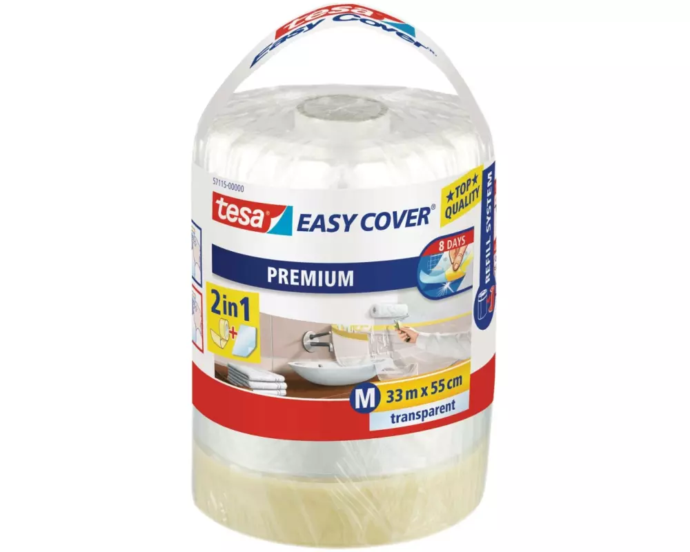 tesa Abdeckfolie Easy Cover Premium 0.55 m x 33 m