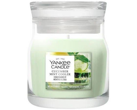 Yankee Candle Signature Duftkerze Cucumber Mint Cooler Signature Small Jar