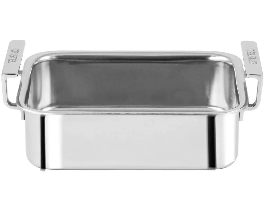 Cristel Auflaufform Mini 10 x 12 cm, Silber