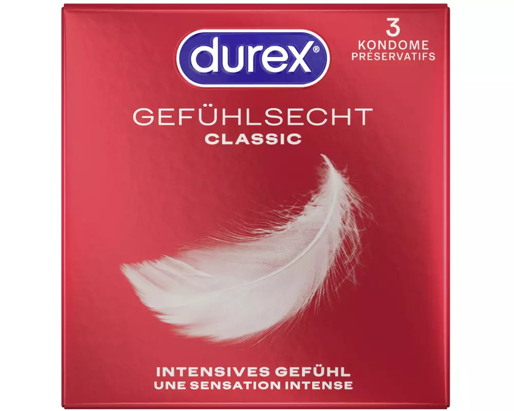 Durex Kondome Gefühlsecht Classic 3 Stück