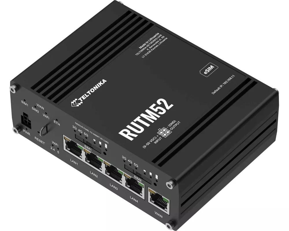 Teltonika 5G-Industrie-Router RUTM52