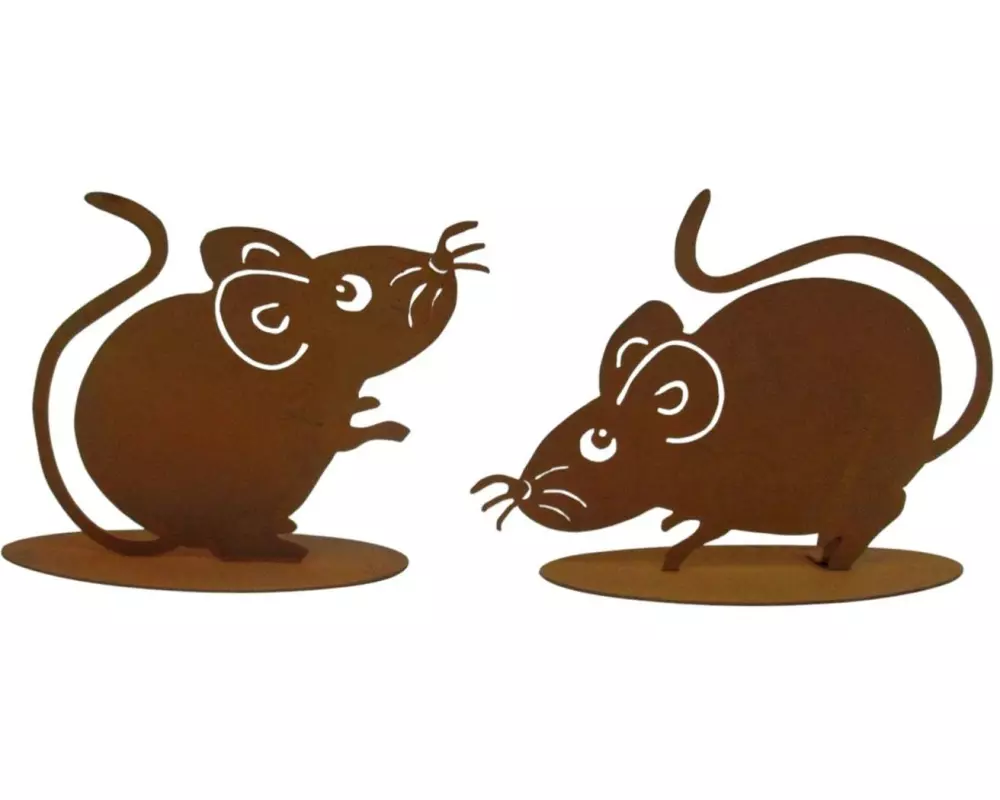 Dameco Dekofigur Mäuse 2er Set