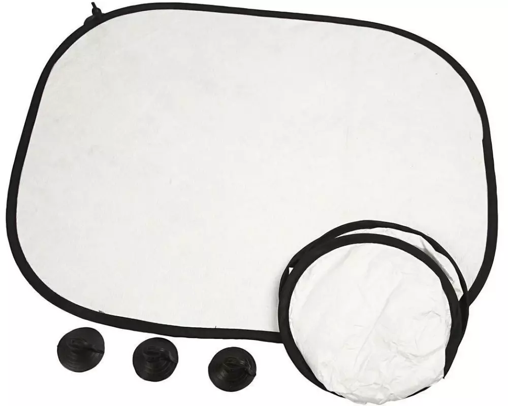 Creativ Company Sonnenschutz 44 x 35 cm 2 Stück, Weiss