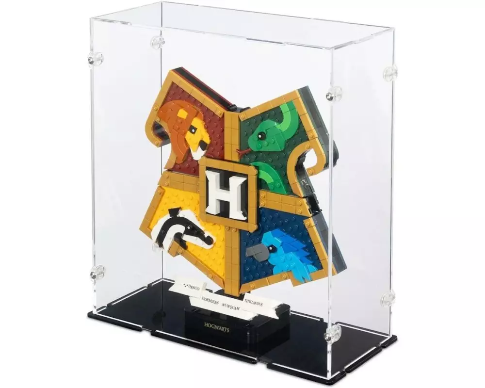 iDisplayit Acryl-Display für LEGO 76462 HP – Hogwarts Hauswappe