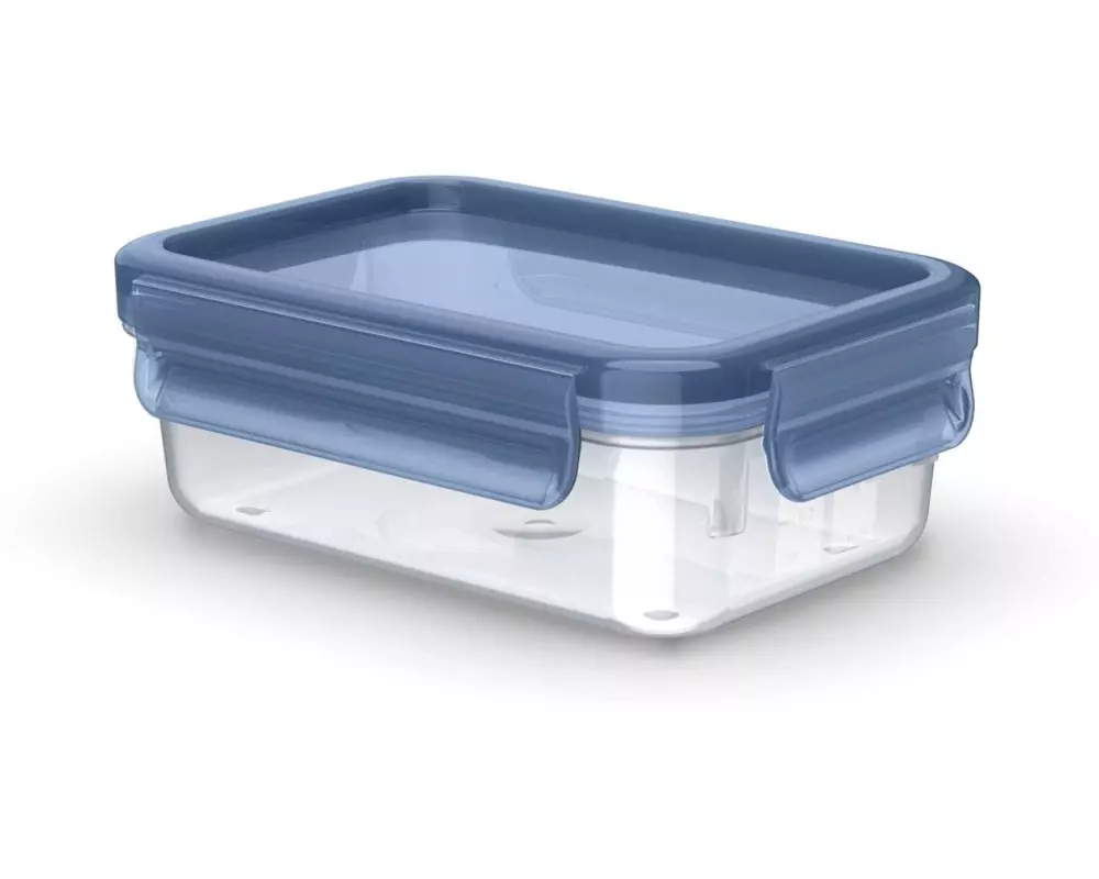 Emsa Vorratsbehälter Clip & Close Eco 0.5 l, Blau/Transparent