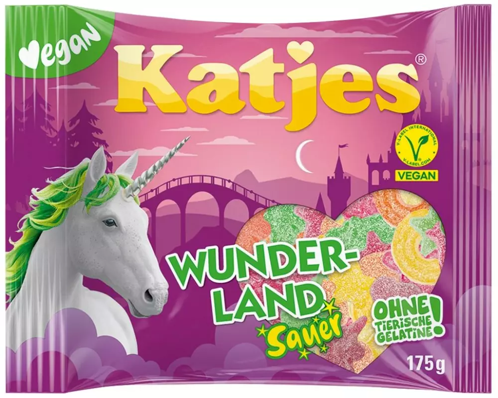 Katjes Gummibonbons Wunderland sauer 175 g