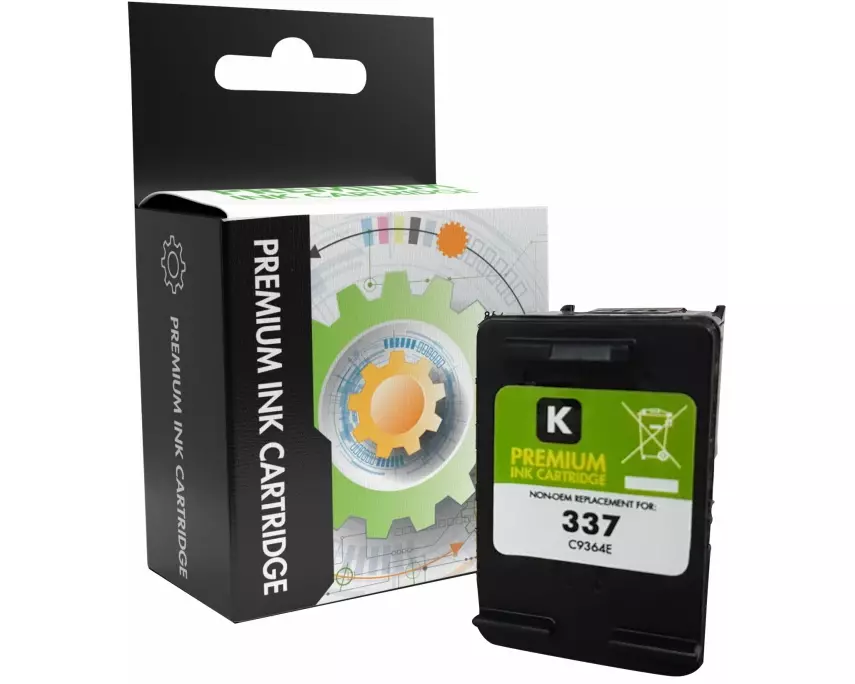 STATIC Ink cartridge compatible with HP C9364EE 337 black remanufactured 420 pages