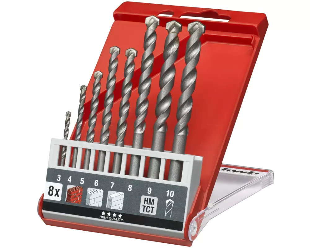 kwb Steinbohrer-Set 3-10 mm 8-teilig