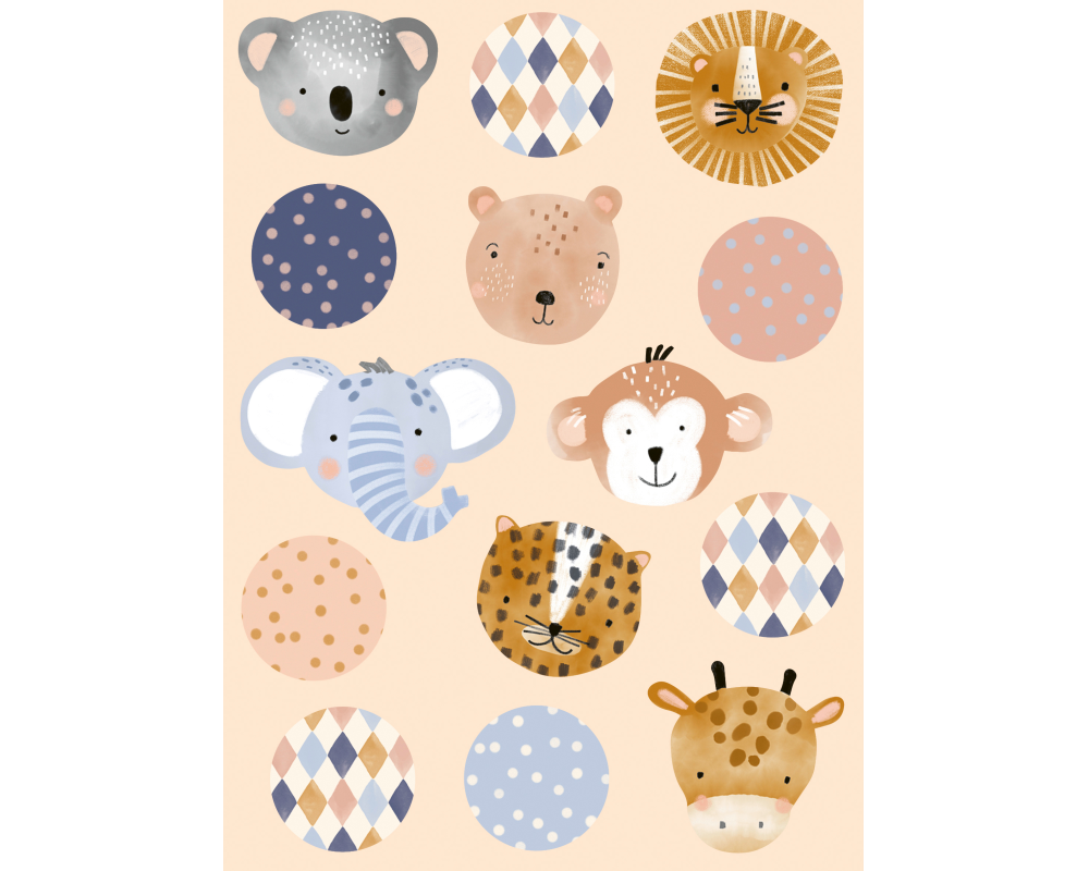 STEWO Sticker Buba 2582518098 4 Blatt à 14 Stickers