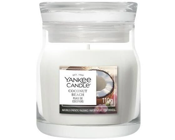 Yankee Candle Signature Duftkerze Coconut Beach Signature Small Jar