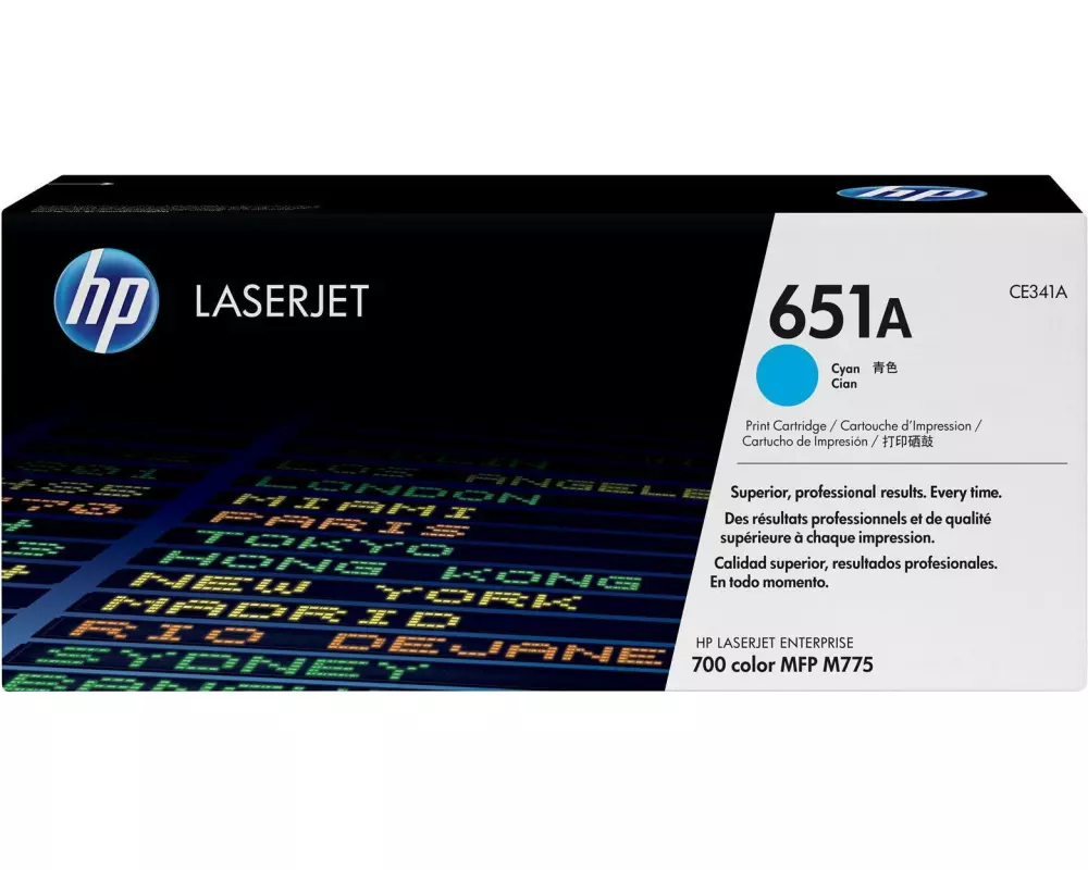 HP Toner Nr. 651A (CE341A) Cyan