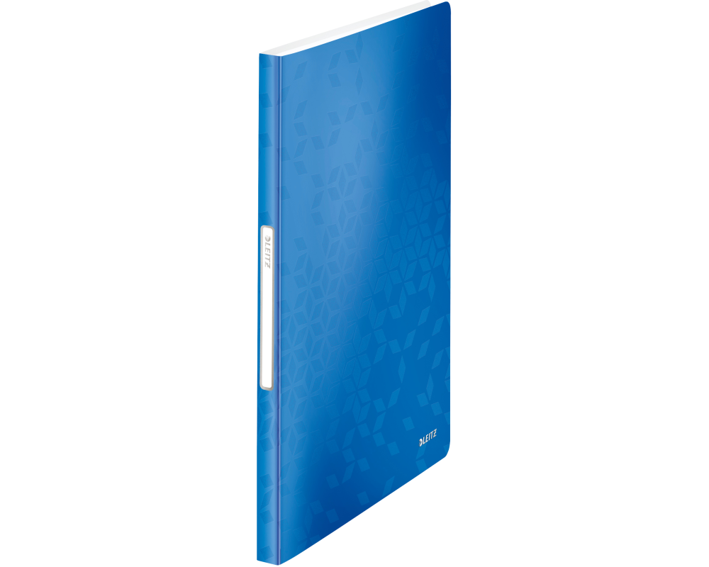 LEITZ Sichtbuch WOW PP A4 46320036 blau 40 Taschen