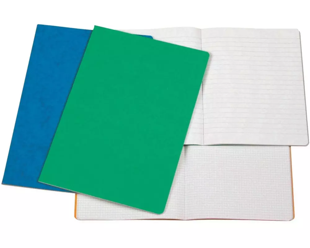 Naturaline Notizheft Stab 4° 17.5 x 22 cm, Kariert, 72 Blätter